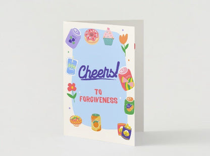 Cheers to Forgiveness | Creative Apology Cards for Toddlers - Little Apologies Co.