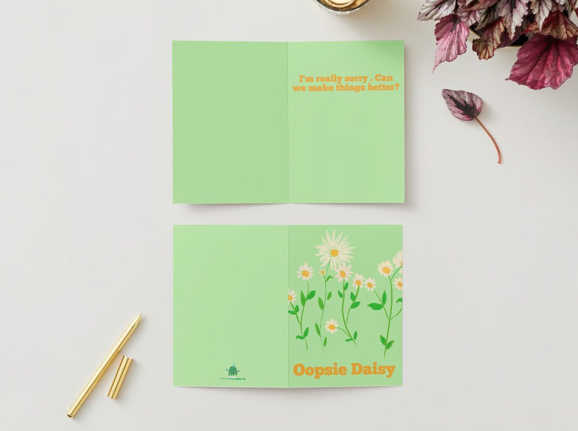 Field of Forgiveness Apology Card for Children | Empathy & Forgiveness Tools - Little Apologies Co.